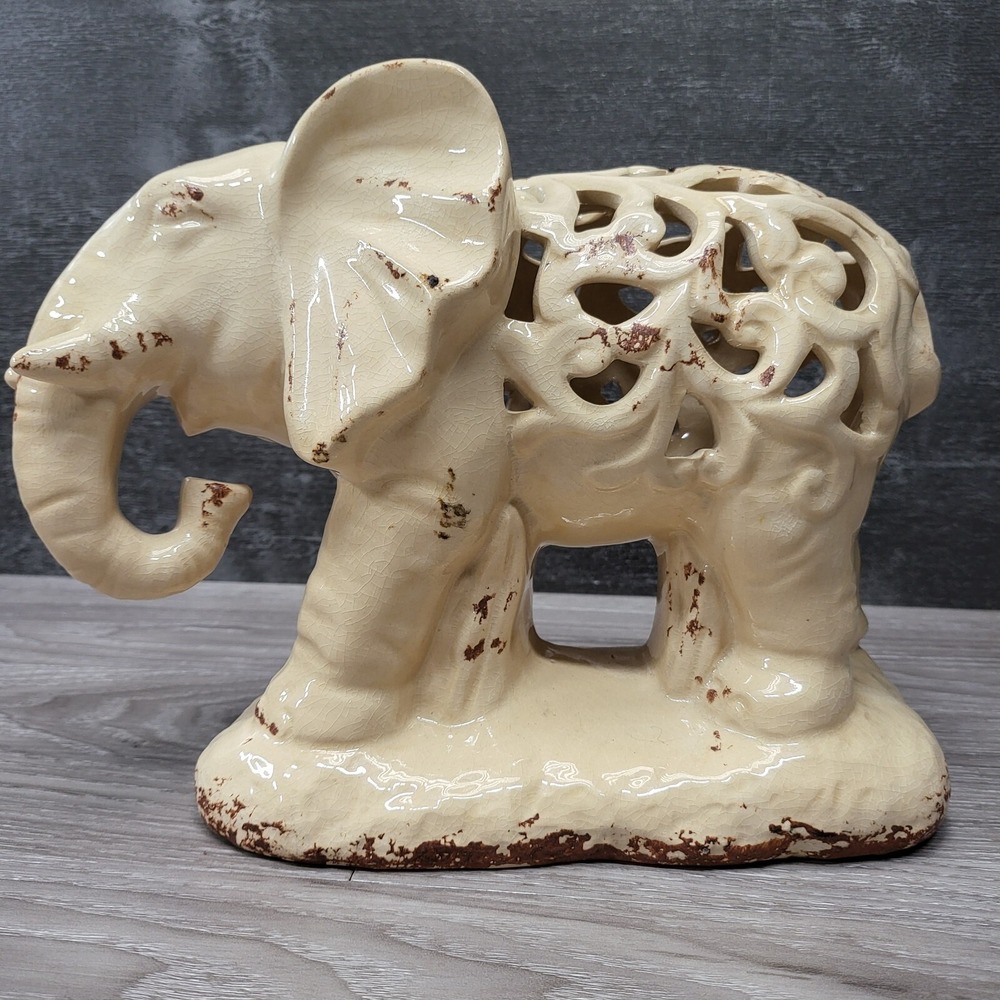 Elephant Statue Home Decor Ceramic Absolutely Beautiful 😍 - Picture 6 of 8